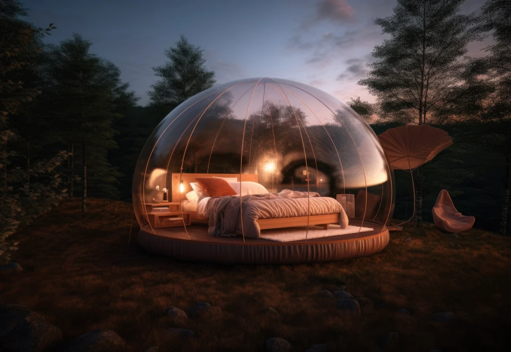 clear bubble tents